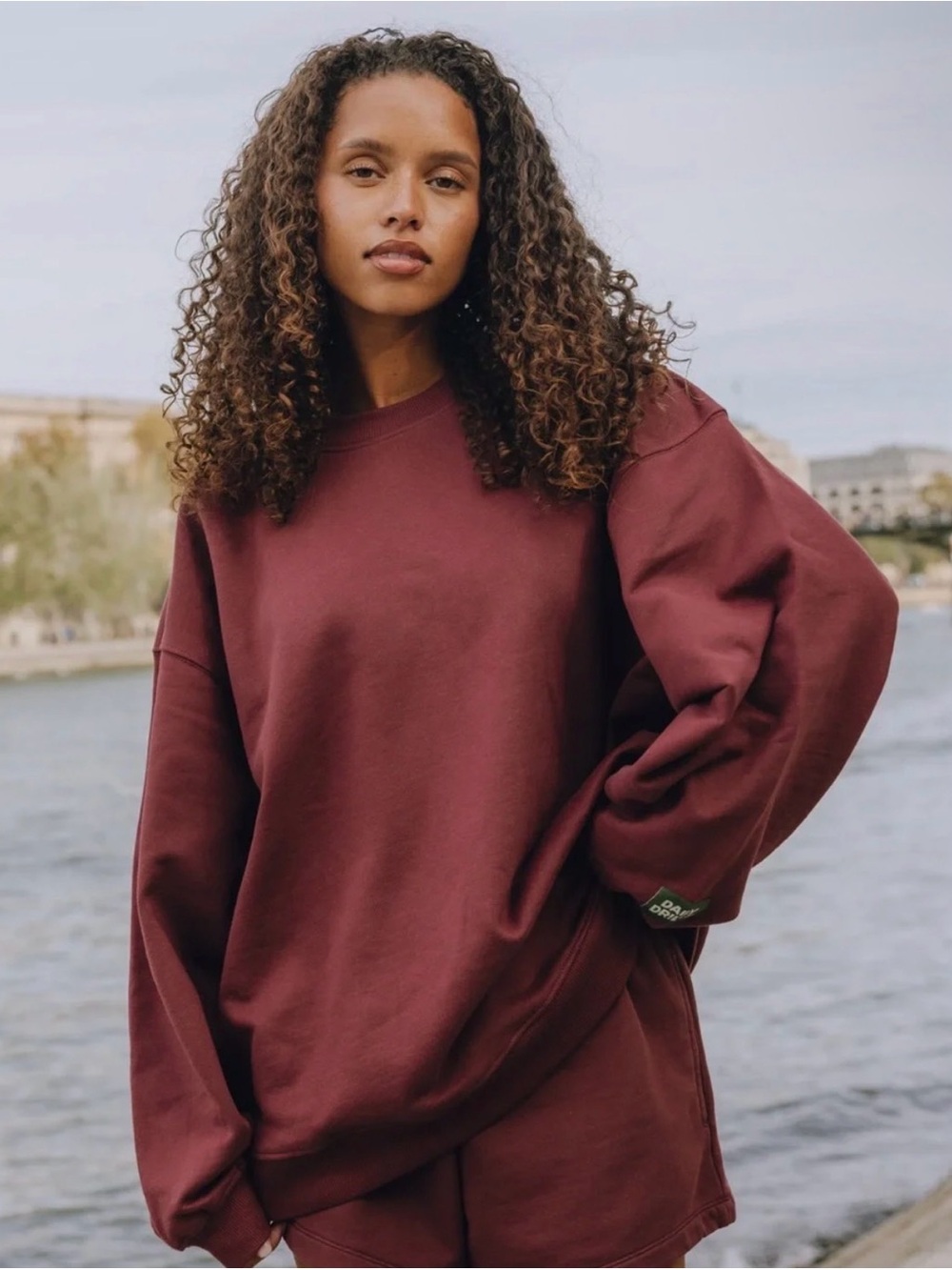 Daily Drills Wine Women's Crewneck Sweatshirt